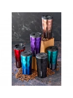 Egonex Cooker Ckr-2048 ( 350ml ) Mug Bardak Termos Renkli ( Paslanmaz Çelik & Kaydırmaz Tpr Taban & Sızdırmaz Kapak )*24