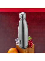 Egonex Cooker Ckr-2053 ( 500ml ) ( Krom ) Şişe Termos ( Paslanmaz Çelik & Kaydırmaz Tpr Taban )*24