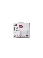 Egonex DELİ GLASS YG1201/LI ( CAM & PİRAMİT ) YUVARLAK KÜLLÜK ( ÇAP: 10CM & D: 4.6CM & 105MM )*24