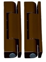 Egonex Düz Metal ( Kahverengi & Metal ) ( 95mm & Pvc Kapı ) Menteşe*20x7.5