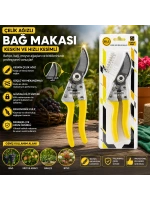 Egonex Emka 5523-144 Çelik Ağızlı Bağ Makas*144