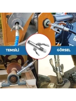 Egonex Emka Max 5521-100 ( 10pcs ) Mandallı Gress Pompa Ucu Seti*10x10