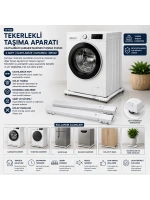 Egonex Enfa Enf-217 Tekerlekli Taşıma Aparatı ( Mini : 45cm Maxi : 70cm ) ( Max:300kg )*20