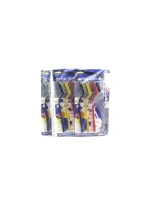 Egonex Enfa Enf-812b ( 3pcs ) Mini Tel Fırça Seti ( Renkli Saplı )*10x30