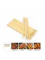 Egonex Enfa Ra-270 ( Adana & Geniş ) Ahşap Çöp Şiş ( 25cm )*10x20