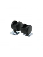 Egonex Erect Erc-005 ( Düz Döner Tablalı & 40mm ) Çiftli Plastik Teker*10x30