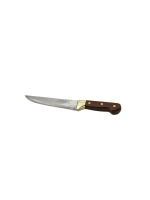 Egonex ERİNOX ( PS-0403 ) ( NO-3 ) ( KASAP ) ET BIÇAK & KURBAN ( SARI AHŞAP GÖRÜNÜM PLASTİK SAPLI )*15X8
