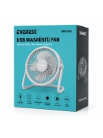 Egonex Everest Efn-505 ( Usb Sarjlı & Pvc Gövde ) ( 14.5x14.1cm ) Masa Üstü Fan & Vantilatör*30