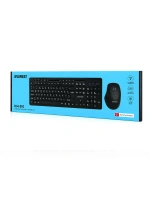 Egonex Everest Km-510 ( Kablosuz ) Multimedia Klavye & Mouse Seti ( Siyah ) ( Q Klavye )*10