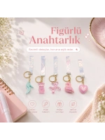 Egonex Fashıon Accessory K-6073 Figürlü Anahtarlık ( Mix = Desen & Renk )*12x60