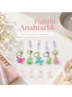 Egonex Fashıon Accessory K-6073 Figürlü Anahtarlık ( Mix = Desen & Renk )*12x60