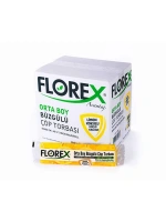 Egonex Florex-401 Avantaj ( Limon Kokulu ) ( Büzgülü ) ( Orta ) ( 10pcs ) 55x60cm Çöp Torba*25=k