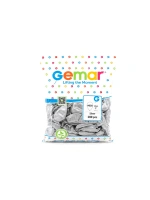 Egonex Gemar Gm-110-38 ( Metalik & Gümüş & Silver ) Balon ( 11 & 28cm & 100pcs )*1x50