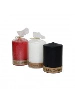Egonex Gül Candle ( 7x10 & Orta ) ( Renkli ) Silindir Mum*20=k