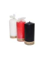 Egonex Gül Candle ( 7x14 & Büyük ) ( Renkli ) Silindir Mum*20=k