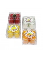 Egonex Gül Candle Gl-218 ( 4pcs ) ( Mini Cam Kavonoz & Kokulu Mum )*40=k