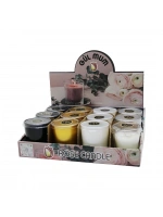 Egonex Gül Candle Renkli ( Cam Bardak ) Kokulu Mum*12=k