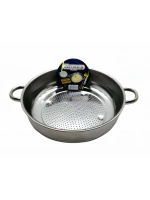 Egonex Güneş ( No-2 ) ( 28cm ) ( Basık ) Süzek Metal Süzgeç ( Kulplu )*75