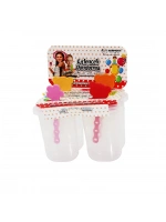 Egonex HARMONY TIME AS-003 ( 4LÜ SET ) DONDURMA & MEYVELİ BUZ KALIP*48=K