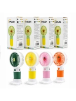 Egonex Hasuba Hs-287 Mini El Fanı ( Usb To Typc-e Şarjlı ) ( 3 Kademe Hız Ayar) ( M.üstü Ayaklı ) Vantilatör Renkli*144