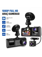 Egonex Hasuba Hs-362 ( Full Hd 1080p ) ( Sensör & Park Asistan & Hareket Algılama ) Oto Araç İçi Kamera*50