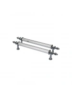 Egonex İbico-917 ( Orta & 13cm ) ( Krom & Krom ) Boru Kulp*10x5