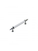 Egonex İbico-959 ( 9.6cm ) ( Zirve ) ( Beyaz & Krom ) Boru Kulp*10x5