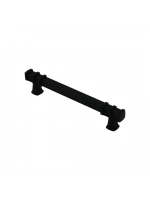 Egonex İbico-962 ( 12.8cm ) ( Yüzük Siyah & Kulp Siyah ) ( Kare ) Çekmece Kulp*10x5