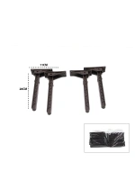 Egonex İBİCO-979 ( KAHVERENGİ ) SOFRA AYAK ( KOMPLE PLASTİK ) ( 20CM ) ( AÇ KAPA )*4X50