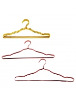 Egonex İbico Dmr-8158 ( 2pcs ) ( Gold & Bronz ) ( Komple Metal ) Elbise Askı*130