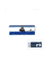 Egonex İBİCO İ12-226 (MAVİ SU) (GEMİ & ADA) (D.GEN MİKA) YÜZEN BATMAYAN (DEKORATİF BİBLO AKVARYUM)(4.5X13X4.2CM)*72