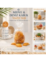 Egonex İbico İ12-252 ( Poşetli ) ( Renkli Mix ) Midye & Deniz Kabuk Vazo Taşı*50