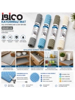 Egonex İbico İ13-002 ( 60x90cm ) Halı Kaydırmaz Mat & Raf Örtüsü ( Mix Renkli )*12x10