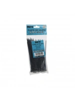 Egonex İbico İ13-014 ( Siyah ) ( 3.6x150mm ) ( Plastik ) Cırt Kelepçe ( Kablo Bağı ) ( 100pcs )*10x40