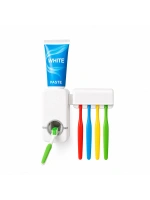 Egonex İbico İ15-076 Toothpaste Dispenser ( Otomatik ) Diş Macunu Sıkacak & ( 5li ) Diş Fırçalık Seti*120