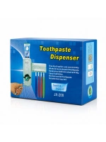 Egonex İbico İ15-076 Toothpaste Dispenser ( Otomatik ) Diş Macunu Sıkacak & ( 5li ) Diş Fırçalık Seti*120