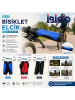 Egonex İbico İ18-013 ( 2pcs Set ) ( Renkli & Silikon ) Bisiklet Elcik*100