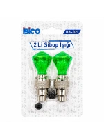Egonex İbico İ18-021 ( 2pcs ) ( Elmas Kesim Prizma Model & Şeffaf ) Sibop Işık ( Pilli ) (bisiklet & Motor & Araç)(hareket Sensörlü)*50x10