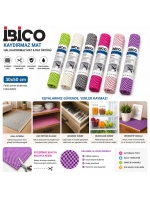 Egonex İbico İ21-009 ( 30x50cm ) Halı Kaydırmaz Mat & Raf Örtüsü ( Mix Renkli )*12x20