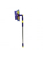 Egonex İbico İ21-017 Star Q (2 Başlı=camsil Çekpas & M.fiber Mop=24.5cm) (360° Başlık) (camsil & Mop) (uzayan Metal & Pls.sap= 85-133cm)*72