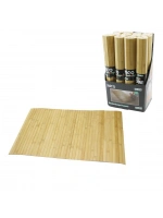 Egonex İbico İ21-072 ( Dikdörtgen & Bambu ) ( Kalın Çubuk ) Kaydırmaz Banyo Paspası ( 70x45cm )*12x4