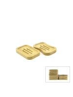 Egonex İbico İ21-102 Katı Sabunluk ( Bambu & Ahşap ) 11.5cm*12x20