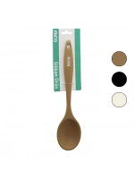 Egonex İbico İ22-037 ( Renkli Silikon ) ( Servis ) Kaşık ( Silikon Saplı ) ( 26.5cm )*12x6
