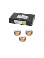 Egonex İbico İ22-147 ( 6pcs ) ( Çizgili Cam ) ( Çift Cidarlı ) Sosluk & Lokumluk ( 50 Ml )*30=k