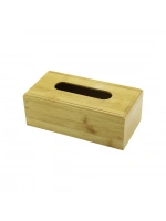 Egonex İbico İ22-233 ( Ahşap & Bambu ) Peçetelik ( Kutu ) ( 11.6 X 22.8cm ) ( Alt Kapaklı = Kayar Kanallı & Aç-kapa )*60