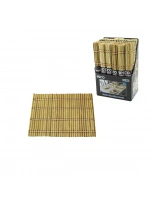 Egonex İbico İ22-266 ( Dikdörtgen ) ( Hasır & Bambu ) Amerikan Servis Altı  ( İp Desenli ) ( 30x40cm )*24x8