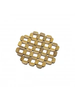 Egonex İbico İ22-269 ( Dörtgen = 17.8 X 18.8cm ) ( Boncuk ) ( Parlak Ahşap ) Nihale*12x30
