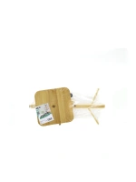 Egonex İBİCO İ22-319 ( YUVARLAK ALTLIK & ÇAP = 15CM ) BARDAK & FİNCAN ASACAK ( BAMBU & AHŞAP ) 35CM*60