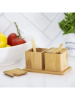 Egonex İbico İ22-322 ( 2pcs ) Baharatlık & Tuzluk ( Ahşap Bambu )*48