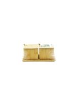 Egonex İbico İ22-322 ( 2pcs ) Baharatlık & Tuzluk ( Ahşap Bambu )*48